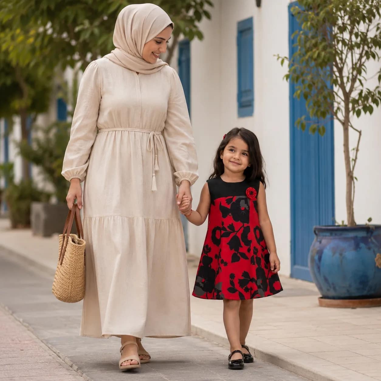 Robe volantée à imprimé fleurs pour fille, élégante et colorée, idéale pour les occasions spéciales et le quotidien.