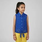 chemise bleu