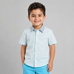 chemise bleu ciel