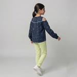chemise bleumarin fleuri pantalon pistache