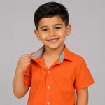 chemise orange