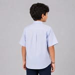 chemise raillé bleua