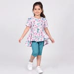 ensemble fleuri rose
