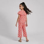 ensemble fleuri rouge