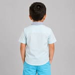 chemise bleu ciel