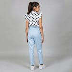 pantalon bleu ciel
