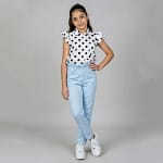 pantalon bleu ciel