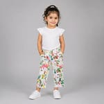 pantalon fleuri