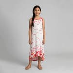 robe blanche multicouleurs 12
