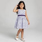 robe fleuri bleu marine-1