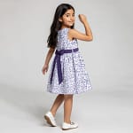 robe fleuri bleu marine-1