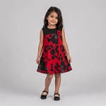 robe rouge noir